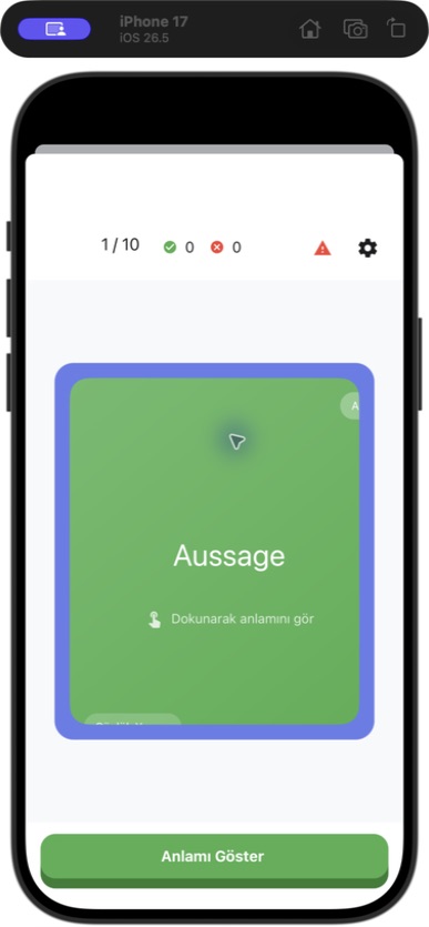 Lingram flashcard
